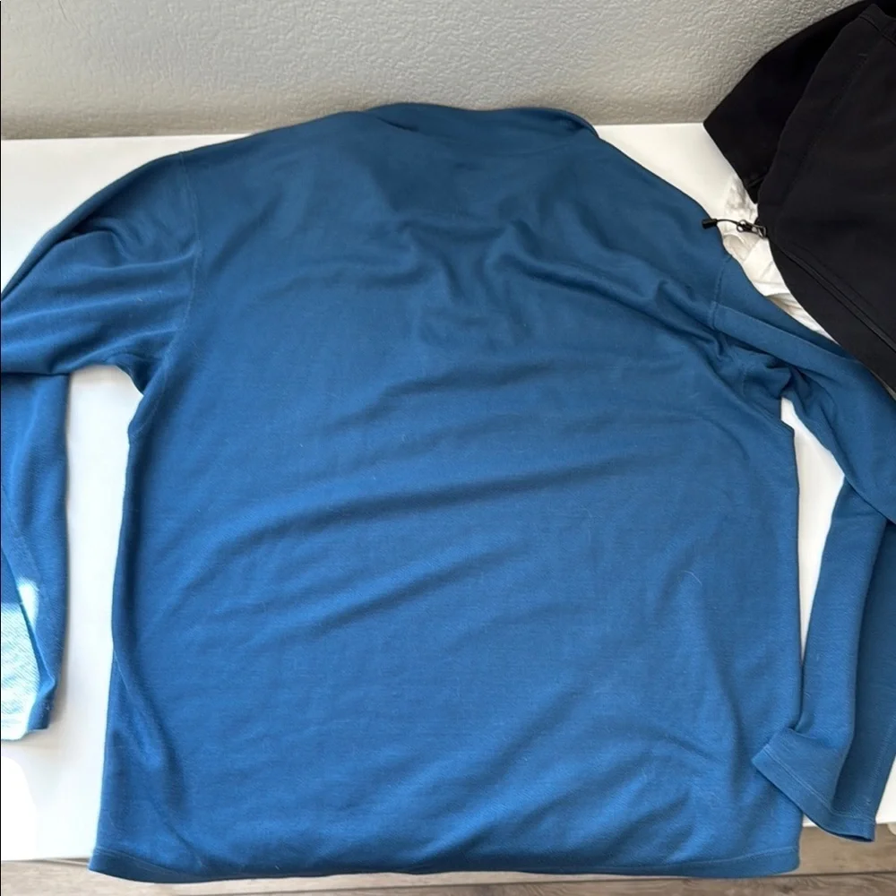 The North Face Teal Half-Zip Pullover